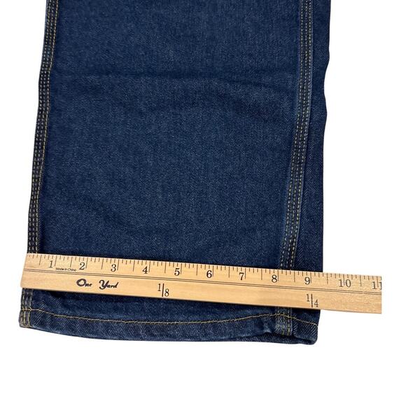 Tyndale FR Jeans HRC2 Mens 44x32 Blue Broken In Relaxed Dark Wash F290T USA Made - Picture 11 of 11
